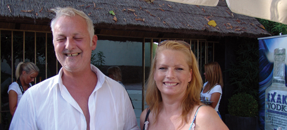 Kokken Kim sammen med Helle Barlebo, indehaver af cateringfirmaet Chili Gourmet