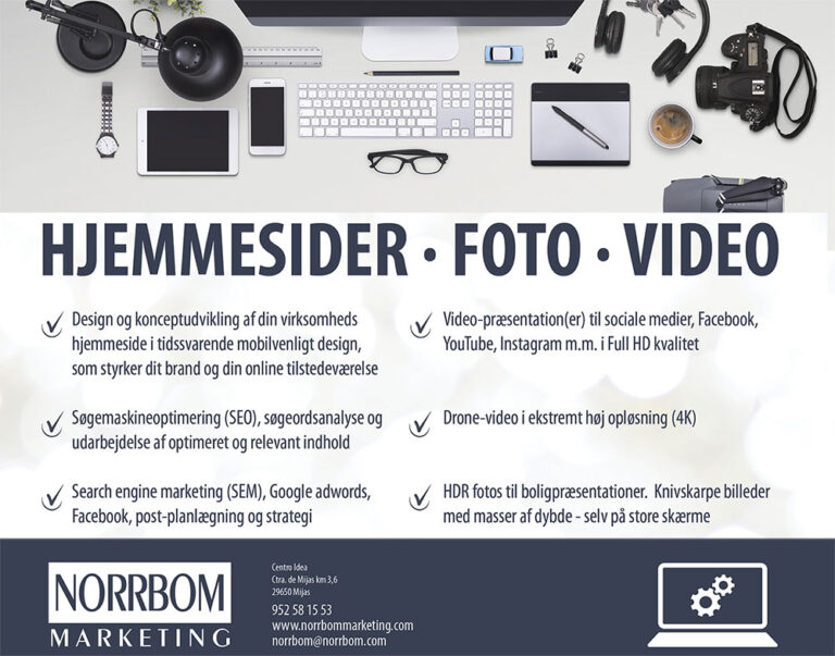 Hjemmesider, foto og video marketing