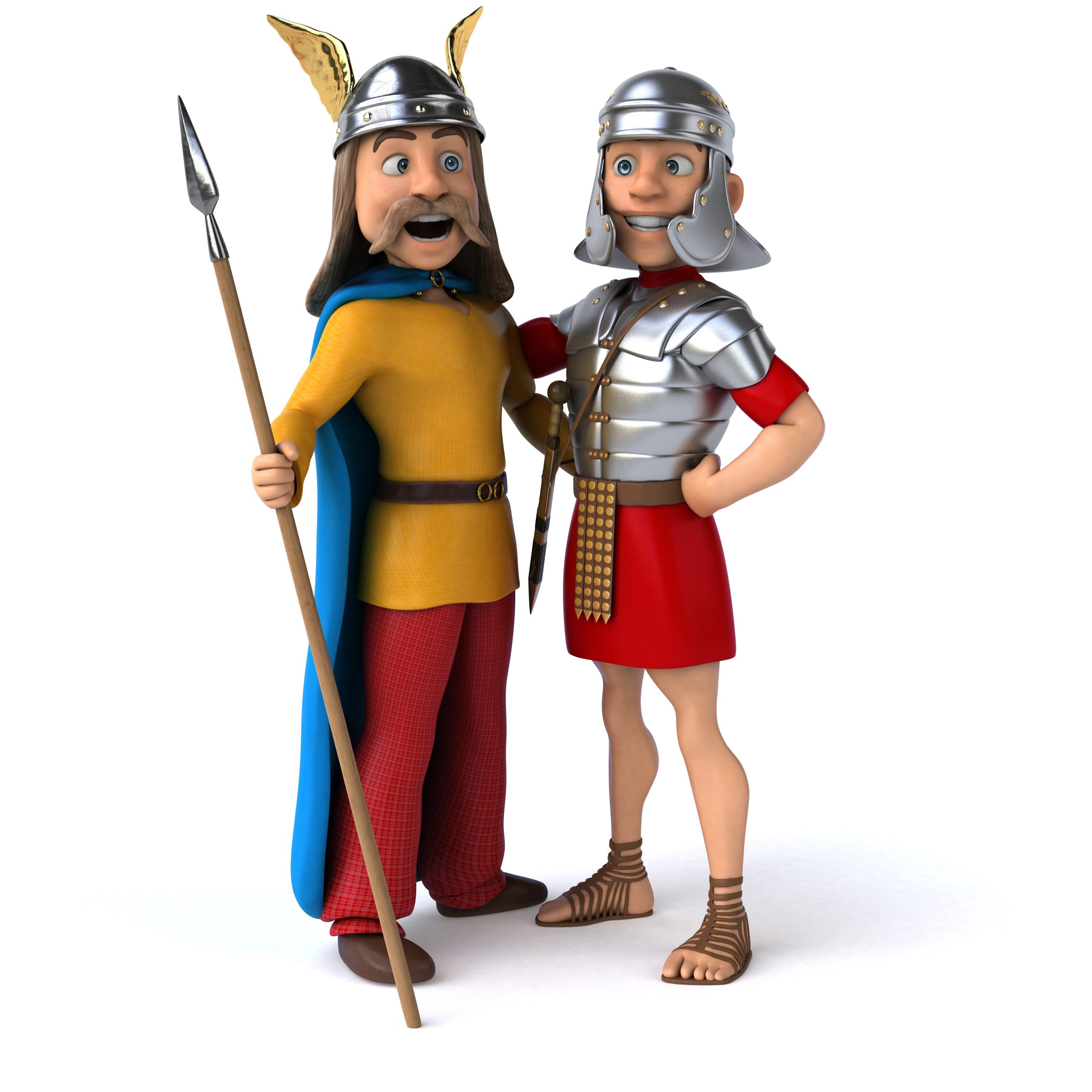 Roman,And,Gaul,-,3d,Illustration
