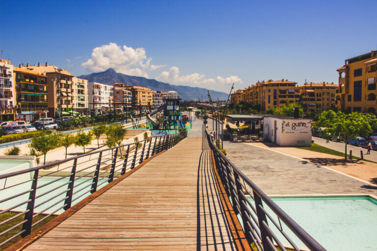 Boulevard,San,Pedro,De,Alcantara.,Promenade,In,The,City,Of