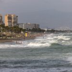 Gul advarsel om vind langs hele Málaga-kysten