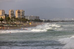 Gul advarsel om vind langs hele Málaga-kysten