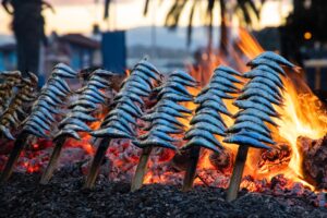 Sæson for grillede sardiner