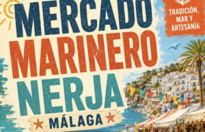 Marked med maritimt tema i Nerja