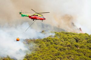 Dødelig skovbrand i Andalusien