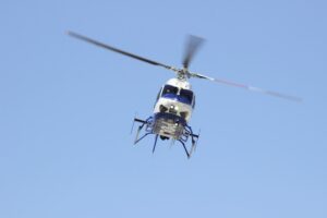 Politihelikopter over Málaga og Marbella