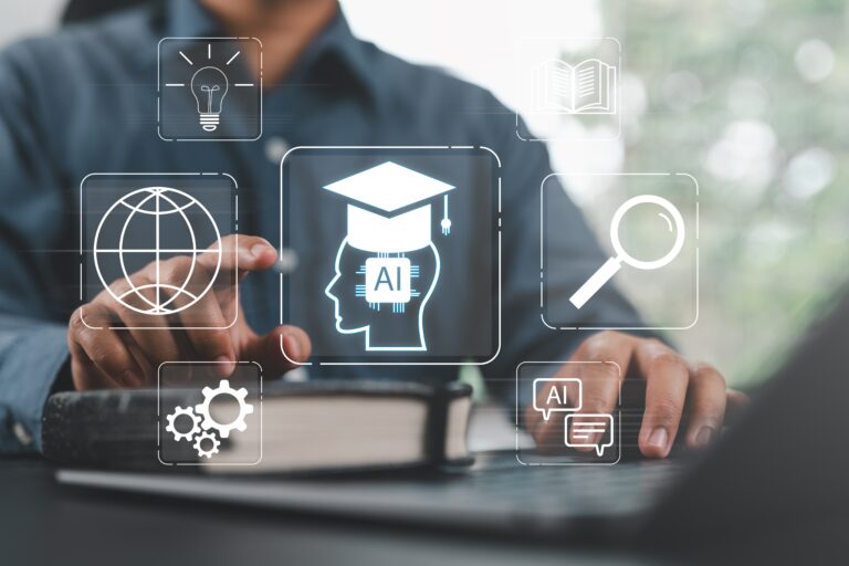 Ai,Education,Technology,Concept.,Person,Using,Laptop,To,Learn,Artificial